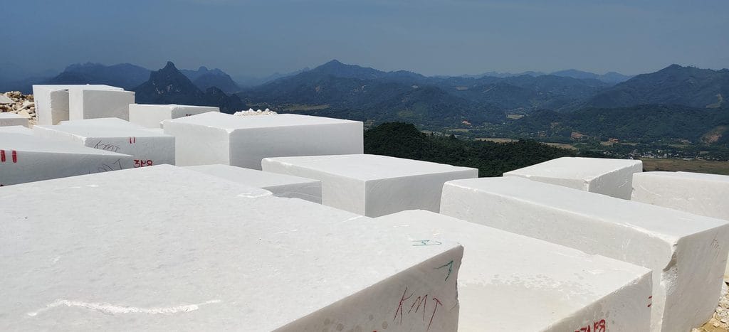 Plain White Marble Mines Image