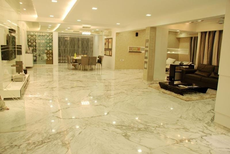 Marble flooring
